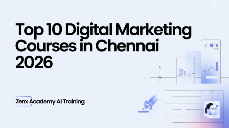 Top 10 Digital Marketing Courses in Chennai 2026 - ZenX Academy AI Training