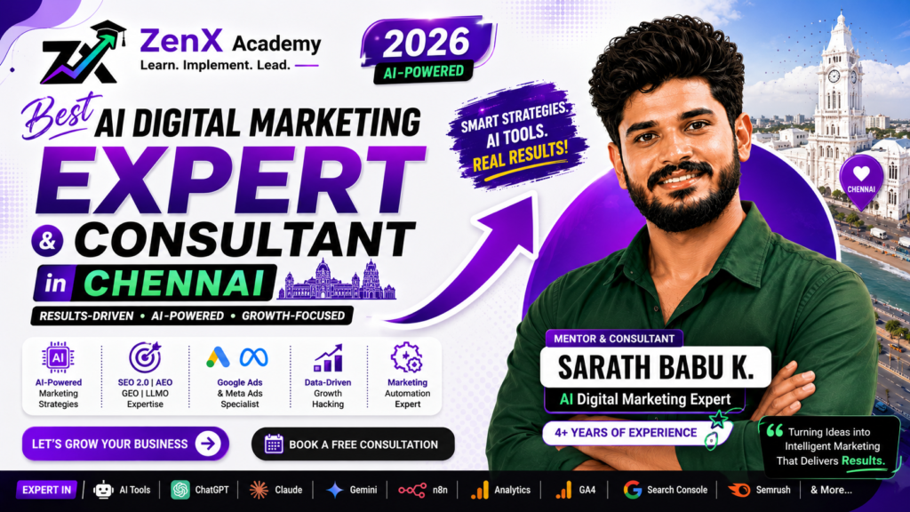 Best AI Digital Marketing Expert & Consultant in Chennai