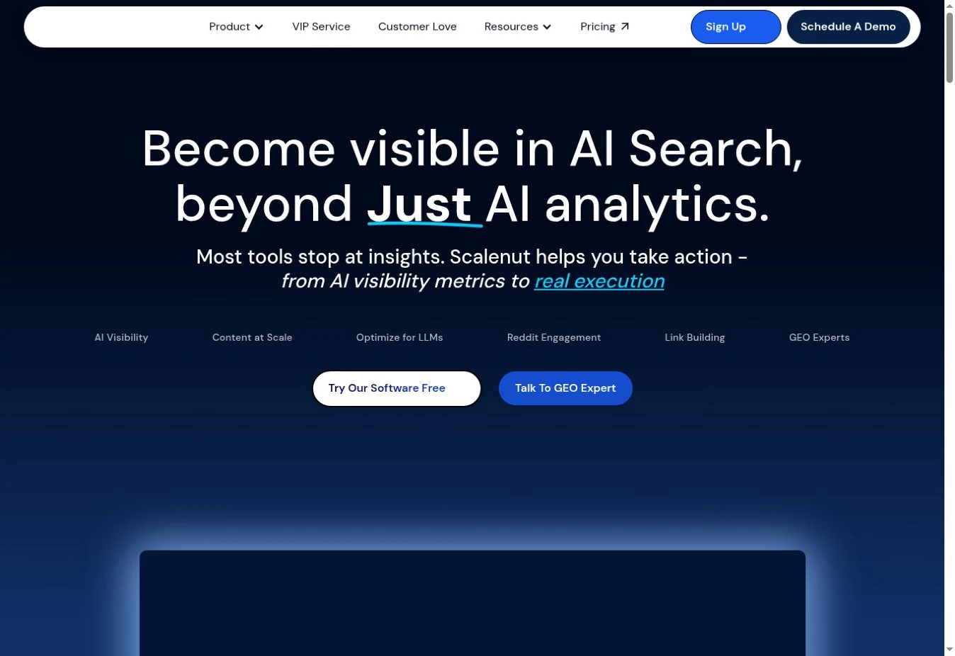 Official Scalenut homepage captured on 1 October 2026