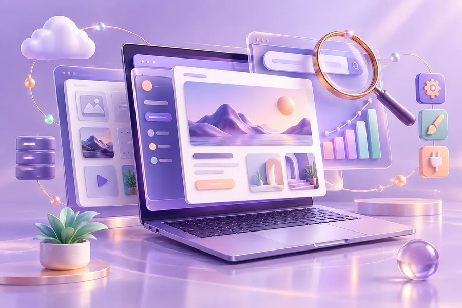 WordPress & AI SEO — AI-assisted practical learning illustration